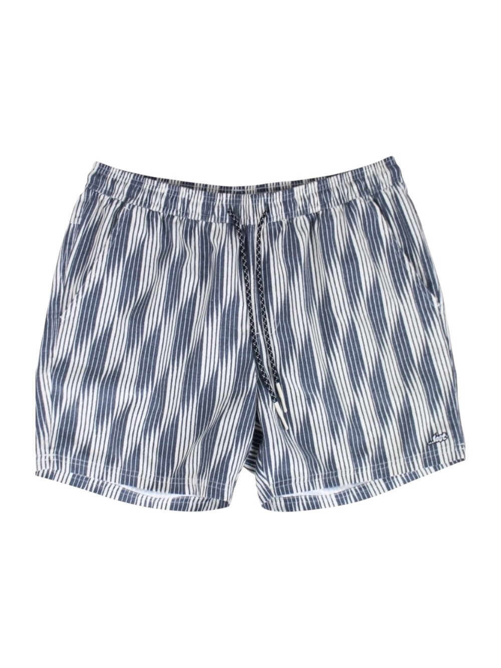 Lost Striped Board Shorts Blue White Drawstring Men's Size Large